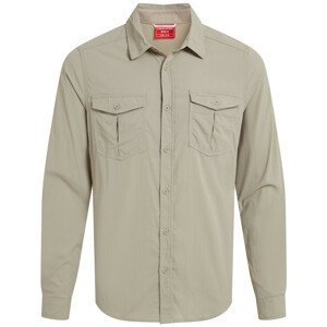 Pánská košile Craghoppers NL Eiger LS Shirt Velikost: M / Barva: béžová