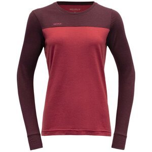 Dámské funkční triko Devold Norang Merino 150 Shirt Velikost: L / Barva: červená/růžová