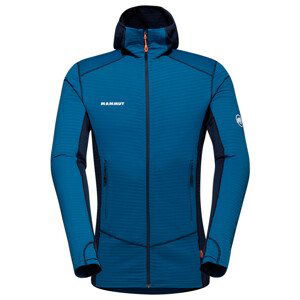 Pánská funkční mikina Mammut Taiss Light ML Hooded Jacket Men Velikost: L / Barva: modrá/světle modrá