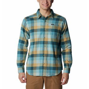 Pánská košile Columbia Cornell Woods™ Flannel Long Sleeve Shirt Velikost: L / Barva: modrá/žlutá