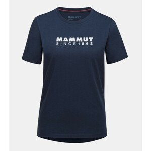 Dámské triko Mammut Core T-Shirt Women Logo Velikost: S / Barva: tmavě modrá