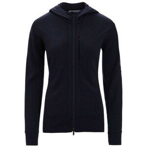 Dámská mikina Icebreaker W Quantum III LS Zip Hood Velikost: S / Barva: černá