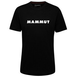 Pánské triko Mammut Core T-Shirt Men Logo Velikost: L / Barva: černá