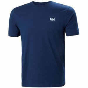 Pánské triko Helly Hansen F2F Organic Cotton Tee 2.0 Velikost: M / Barva: modrá