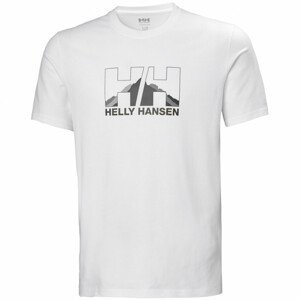 Pánské triko Helly Hansen Nord Graphic T-Shirt Velikost: XL / Barva: bílá