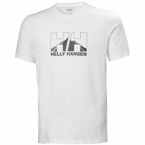 Pánské triko Helly Hansen Nord Graphic T-Shirt Velikost: XXL / Barva: bílá