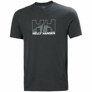 Pánské triko Helly Hansen Nord Graphic T-Shirt Velikost: XXL / Barva: šedá