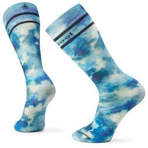 Lyžařské ponožky Smartwool Ski Full Cushion Midnight Ski Pattern OTC Velikost ponožek: 38-41 / Barva: modrá/bíla