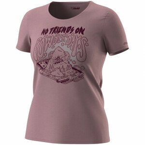 Dámské triko Dynafit 24/7 Artist Series Cotton T-Shirt Women Velikost: S / Barva: růžová