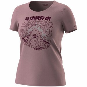 Dámské triko Dynafit 24/7 Artist Series Cotton T-Shirt Women Velikost: M / Barva: růžová
