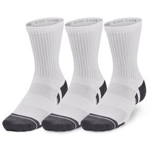 Sada ponožek Under Armour Performance Cotton 3p Mid Velikost ponožek: 40-42 / Barva: bílá