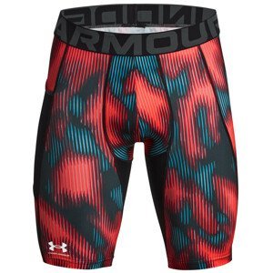 Pánské funkční boxerky Under Armour HG Prtd Long Shorts Velikost: XL / Barva: červená/černá