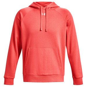 Pánská mikina Under Armour Rival Fleece Hoodie Velikost: XXL / Barva: červená