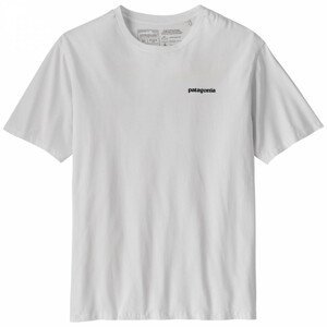 Pánské triko Patagonia P-6 Mission Organic T-Shirt Velikost: XL / Barva: bílá