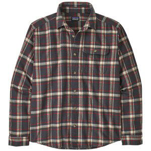 Pánská košile Patagonia Fjord Flannel Shirt Velikost: XL / Barva: černá/červená