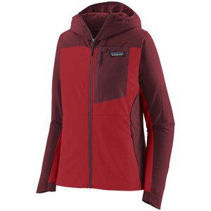 Dámská softshellová bunda Patagonia R1 CrossStrata Hoody Velikost: S / Barva: červená