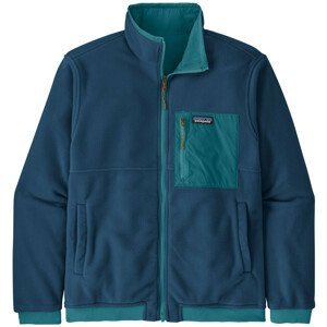 Pánská bunda Patagonia Reversible Shelled Microdini Jacket Velikost: XL / Barva: modrá/světle modrá
