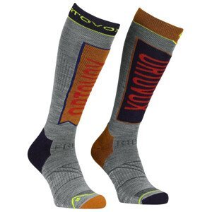 Pánské ponožky Ortovox Free Ride Long Socks M Velikost ponožek: 42-44 / Barva: oranžová