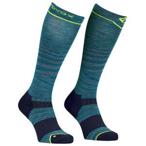Pánské ponožky Ortovox Ski Tour Lt Comp Long Socks M Velikost ponožek: 45-47 / Barva: modrá