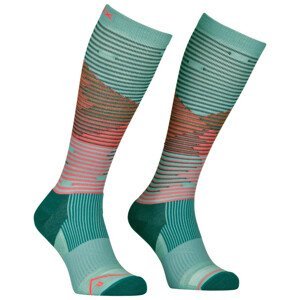 Dámské podkolenky Ortovox All Mountain Long Socks W Velikost ponožek: 42-44 / Barva: modrá