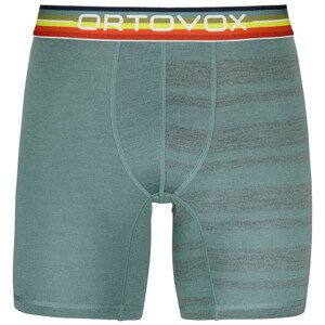 Pánské boxerky Ortovox 185 Rock'N'Wool Boxer M Velikost: XL / Barva: světle šedá