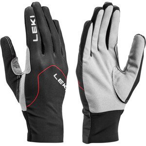 Běžkařské rukavice Leki Nordic Skin Velikost rukavic: 9,5 / Barva: černá/bílá