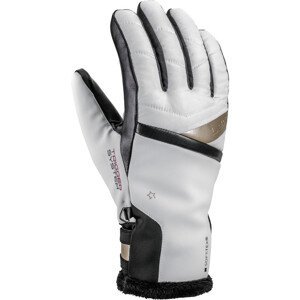 Lyžařské rukavice Leki Snowfox 3D Women Velikost rukavic: 6,5 / Barva: bílá/černá