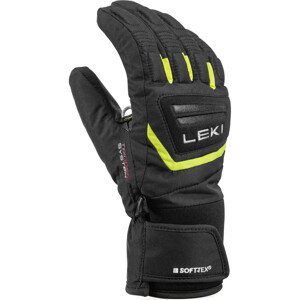 Lyžařské rukavice Leki Griffin 3D Junior Velikost rukavic: 5 / Barva: černá/žlutá