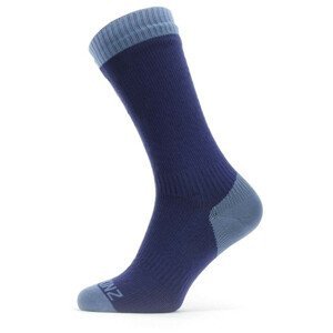 Nepromokavé ponožky SealSkinz Wiveton Velikost ponožek: 39-42 / Barva: tmavě modrá