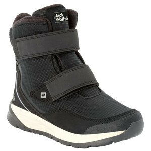 Dětské zimní boty Jack Wolfskin Polar Bear Texapore High Vc K Velikost bot (EU): 30 / Barva: černá