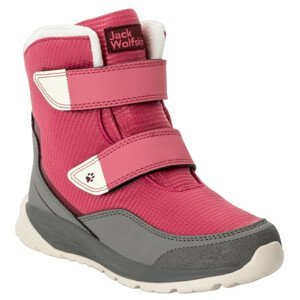 Dětské zimní boty Jack Wolfskin Polar Bear Texapore High Vc K Velikost bot (EU): 38 / Barva: růžová