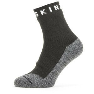 Nepromokavé ponožky SealSkinz Somerton Velikost ponožek: 39-42 / Barva: černá/šedá