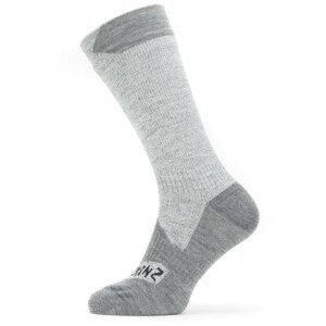 Nepromokavé ponožky SealSkinz Raynham Velikost ponožek: 47-49 / Barva: světle šedá