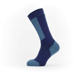 Nepromokavé ponožky SealSkinz Runton Velikost ponožek: 43-46 / Barva: modrá/světle modrá