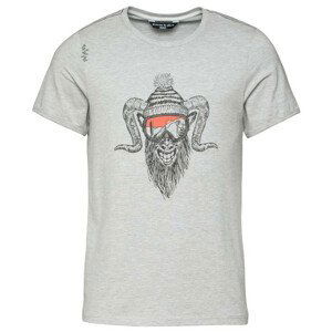 Pánské tričko Chillaz Rock Hero Winter Velikost: M / Barva: světle šedá