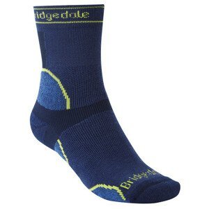 Pánské ponožky Bridgedale Trail Run MW T2 MS 3/4 Crew Velikost ponožek: 44-47 / Barva: modrá
