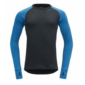 Pánské triko Devold Expedition Man Shirt Velikost: M / Barva: černá/modrá