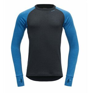 Pánské triko Devold Expedition Man Shirt Velikost: L / Barva: černá/modrá