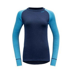 Dámské funkční triko Devold Expedition Shirt W Velikost: L / Barva: šedá/modrá