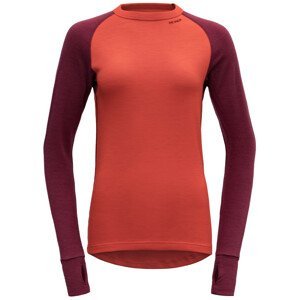 Dámské funkční triko Devold Expedition Shirt W Velikost: XS / Barva: červená/oranžová