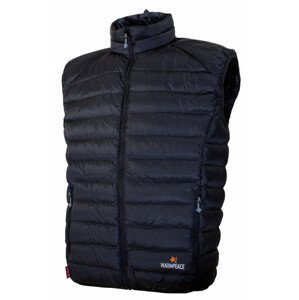 Pánská péřová vesta Warmpeace Drake Velikost: XL / Barva: černá