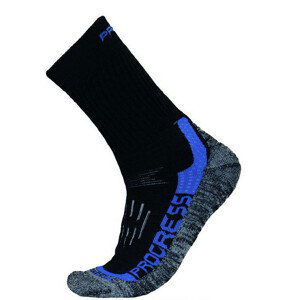 Ponožky Progress XTR 8MR X-Treme Merino Velikost: 6-8 / Barva: černá/modrá