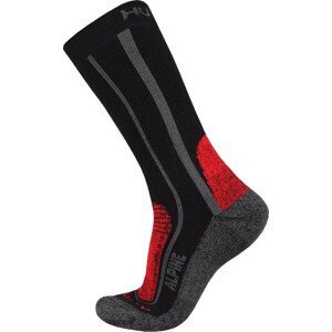 Ponožky Husky Alpine Velikost: 41 - 44 (L) / Barva: červená/černá