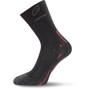Ponožky Lasting WHI Velikost ponožek: 46-49 (XL) / Barva: černá/růžová