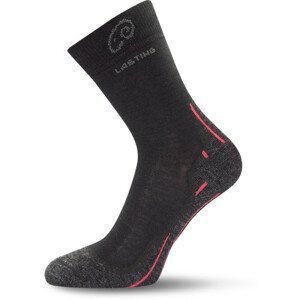 Ponožky Lasting WHI Velikost ponožek: 38-41 (M) / Barva: černá/růžová