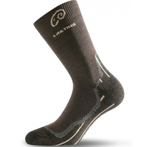 Ponožky Lasting WHI Velikost: 46-49 (XL) / Barva: hnědá