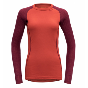 Dámské triko Devold Duo Active Woman Shirt Velikost: S / Barva: červená