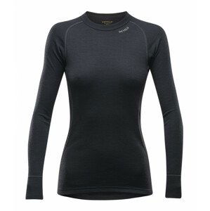 Dámské funkční triko Devold Duo Active Woman Shirt LS Velikost: M / Barva: černá