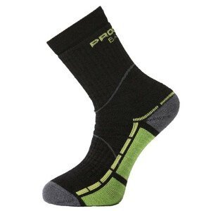 Ponožky Progress TRB 8QA Trail Bamboo Velikost: 35-38 (3-5) / Barva: černá/zelená