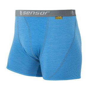 Boxerky Sensor Merino Wool Active modré Velikost: S / Barva: modrá